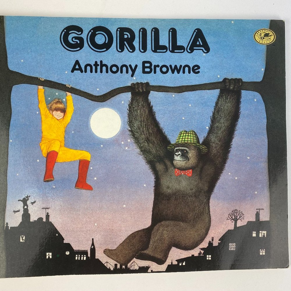 SIGNED Gorilla soft cover by Anthony Browne, vintage children's book